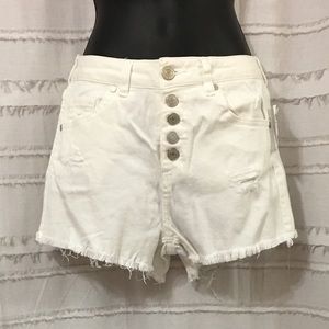 NWT Charlotte Russe Refuge Button Fly Shorts